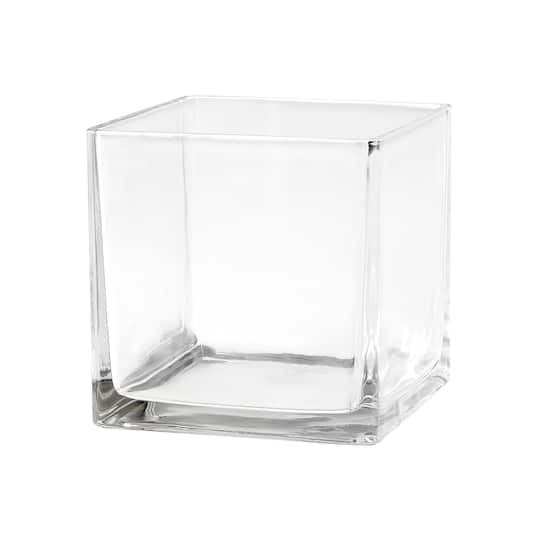 6" Square Glass Vase by Ashland®